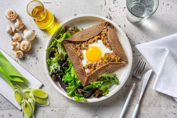  Buckwheat savoury pancakes from Brittany
