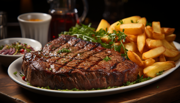 Steak & chips