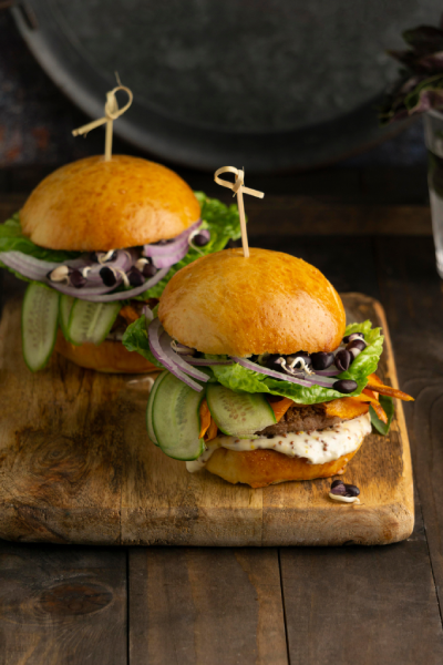  The vegetarian burger